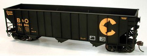 Bowser 40637 HO 100-Ton Hopper, B&O/CHSY #186503
