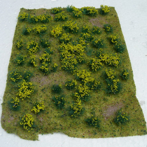 JTT Scenery Products 95605 Flowering Meadow, Yellow 5x7" Sheet