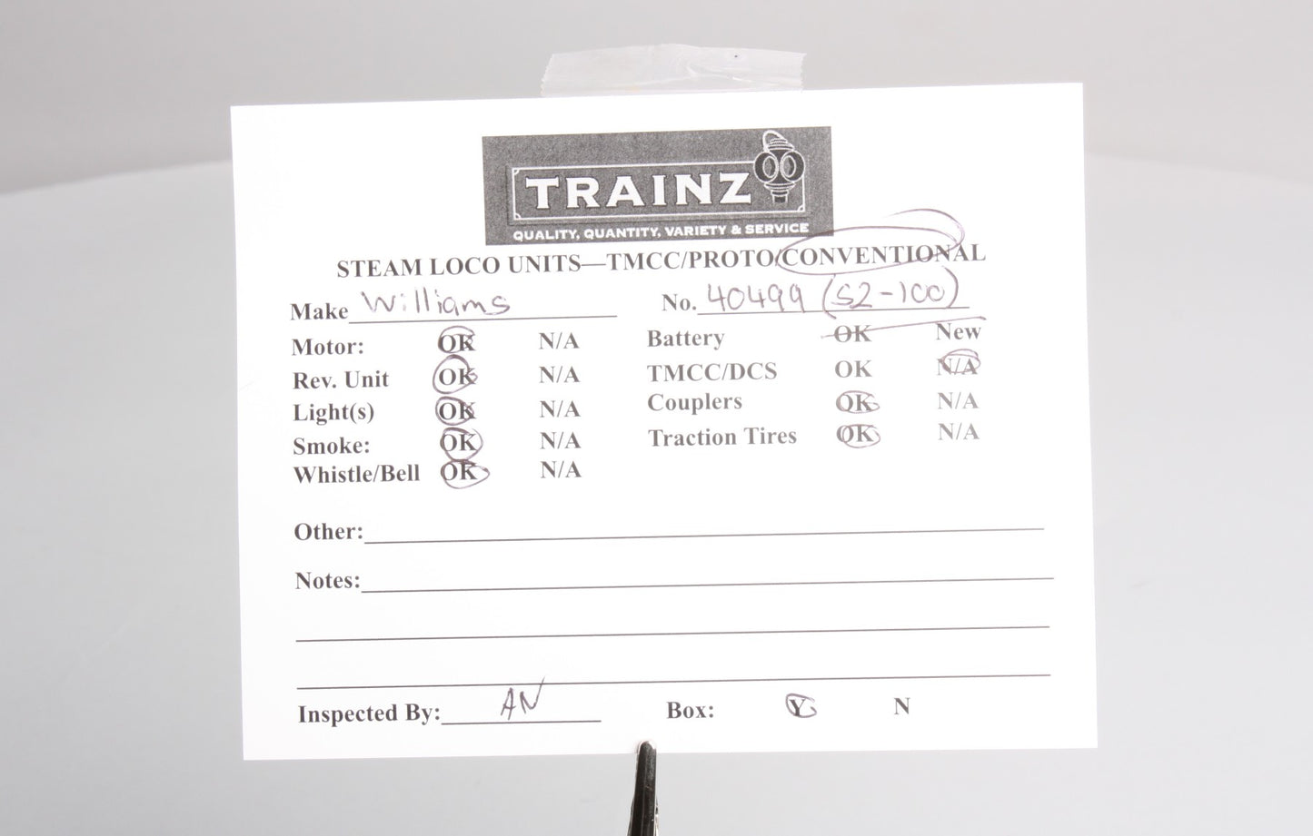 Williams 40499 PRR 6-8-6 S-2 Turbine Steam Locomotive & Tender #671