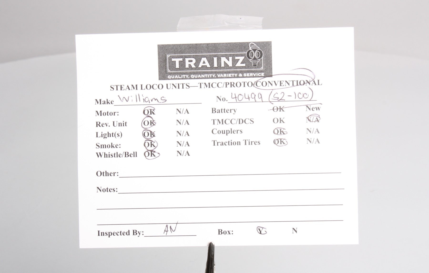 Williams 40499 PRR 6-8-6 S-2 Turbine Steam Locomotive & Tender #671