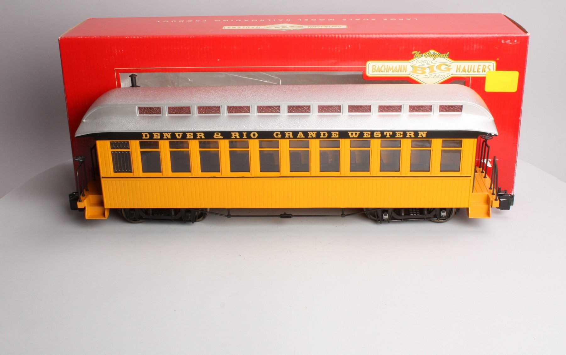 Bachmann 89791 G Scale Denver & Rio Grande Western Coach (Metal Wheels)