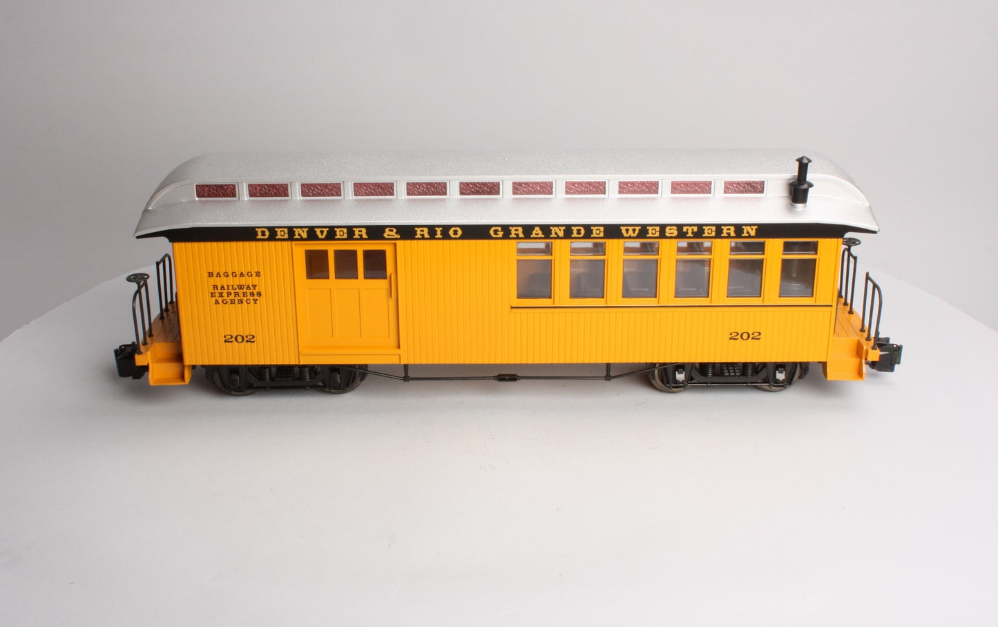 Bachmann 89792 G Denver & Rio Grande Western Combine Car - Metal Wheels