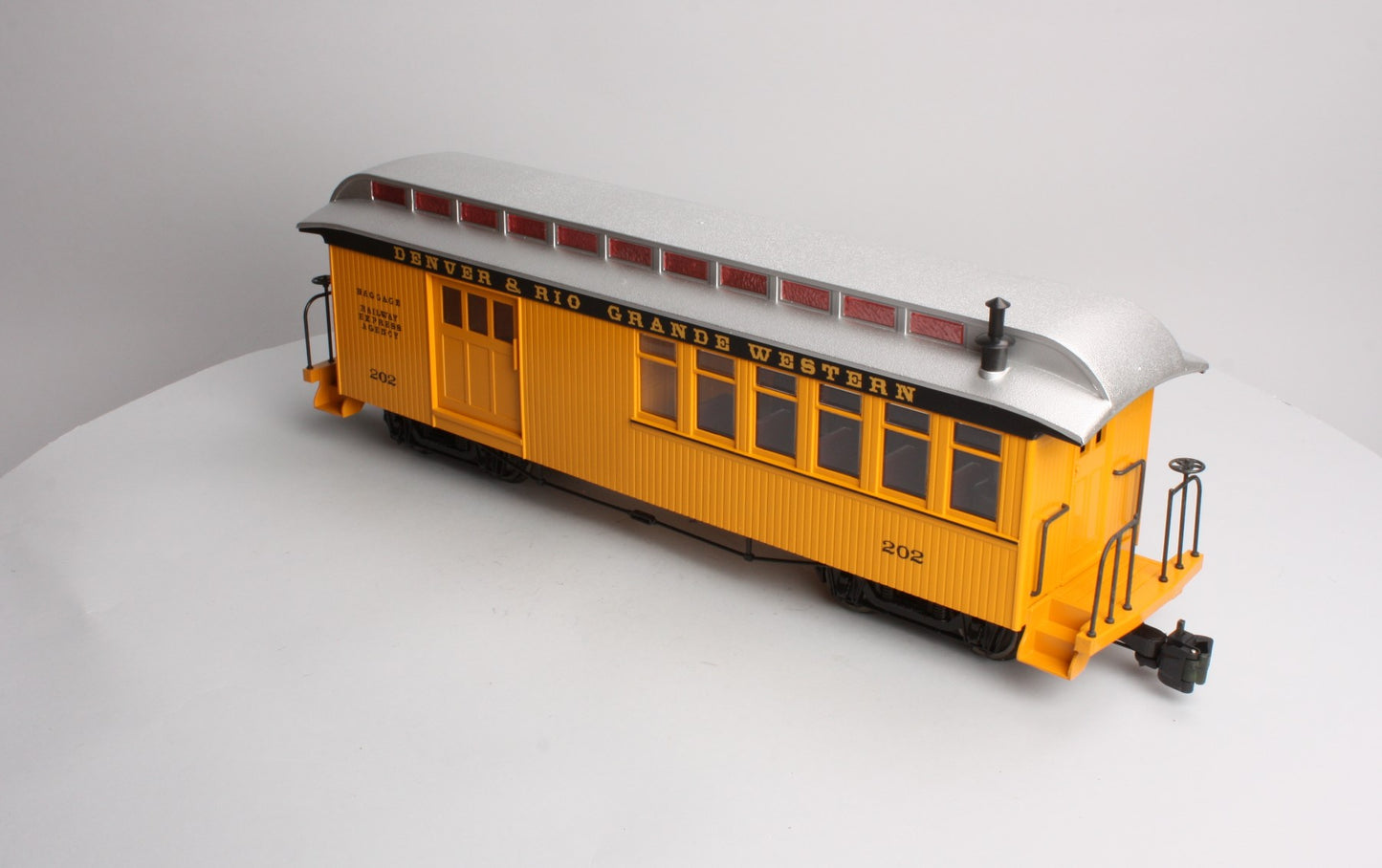 Bachmann 89792 G Denver & Rio Grande Western Combine Car - Metal Wheels