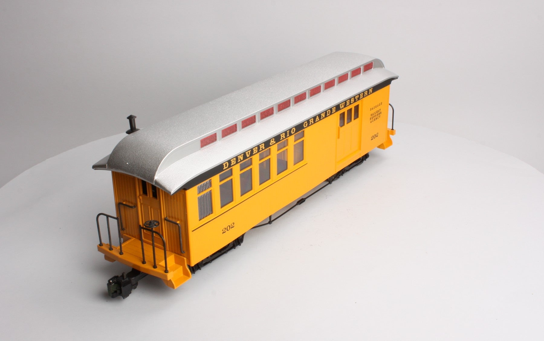 Bachmann 89792 G Denver & Rio Grande Western Combine Car - Metal Wheels