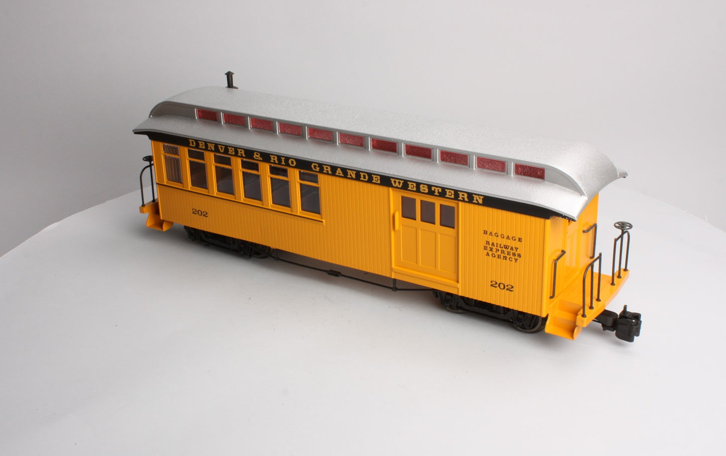 Bachmann 89792 G Denver & Rio Grande Western Combine Car - Metal Wheels