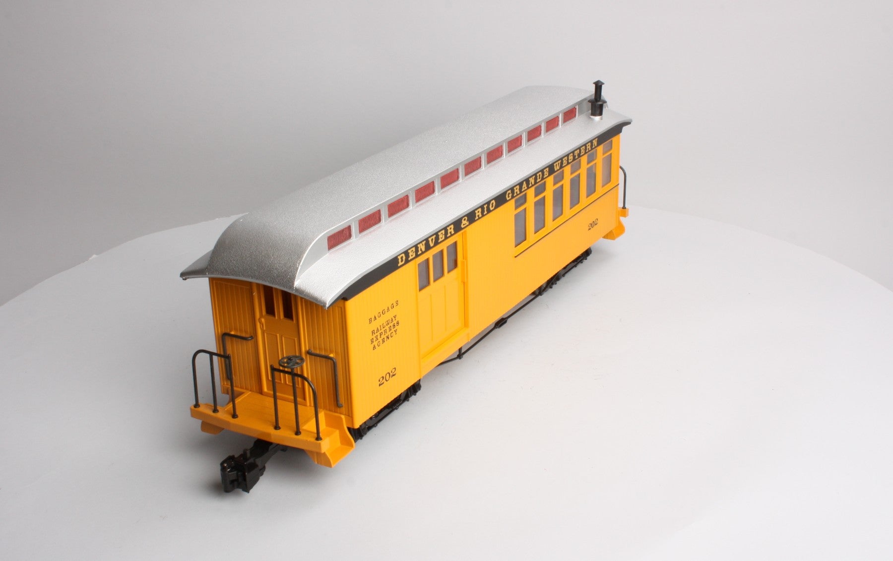 Bachmann 89792 G Denver & Rio Grande Western Combine Car - Metal Wheels