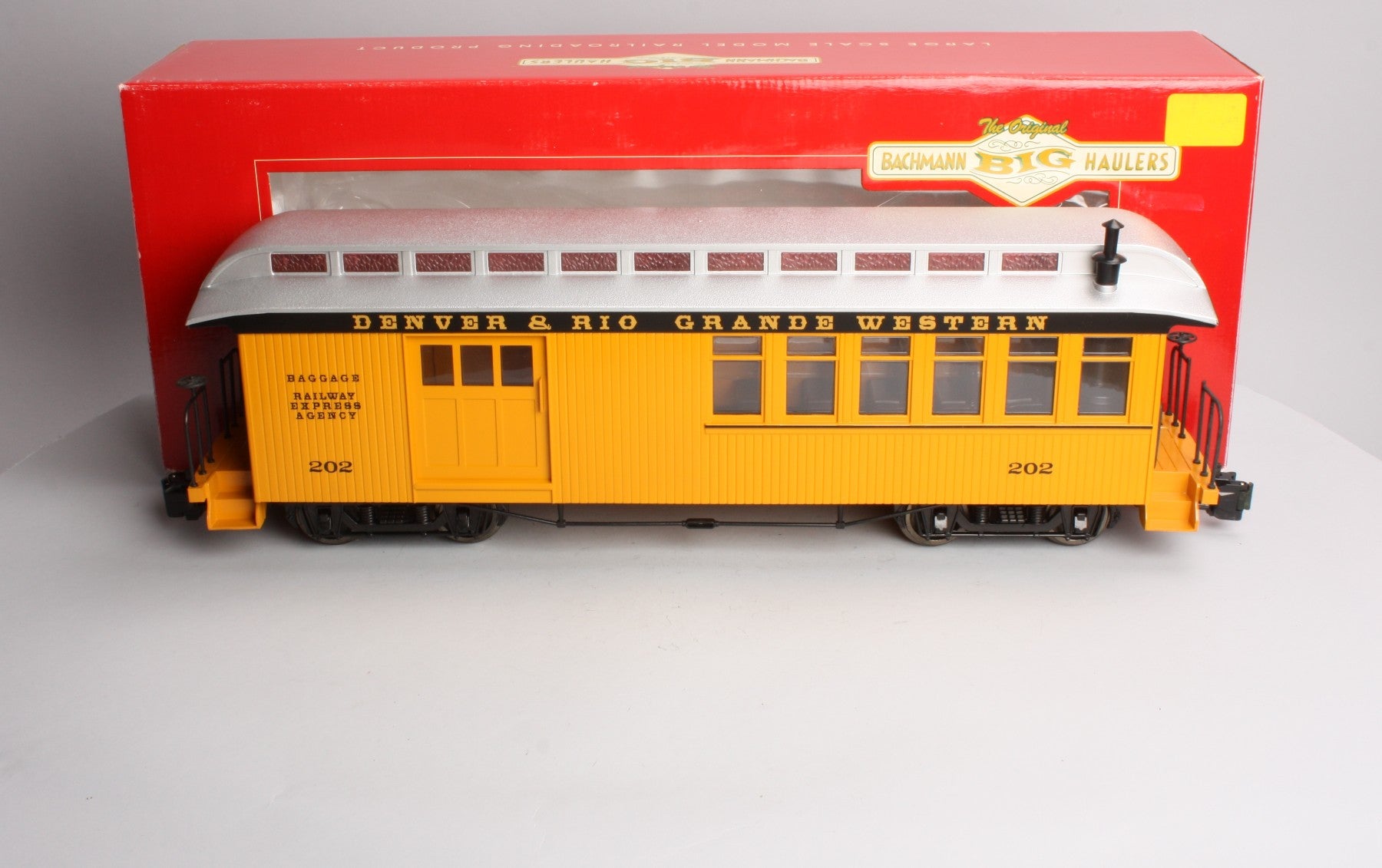 Bachmann 89792 G Denver & Rio Grande Western Combine Car - Metal Wheels