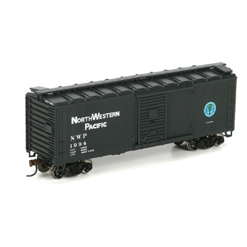 Roundhouse 85211 HO Scale Northwestern Pacific RTR 40' Wood Box Car #1994