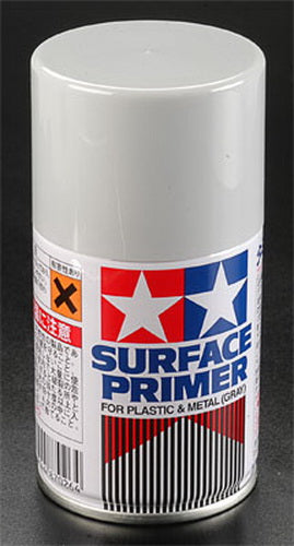 Tamiya 87026 Gray Surface Primer 3 oz. Spray Paint Can