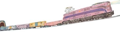 Williams 00303 Girl's GG-1 O Gauge Electric Freight Train Set