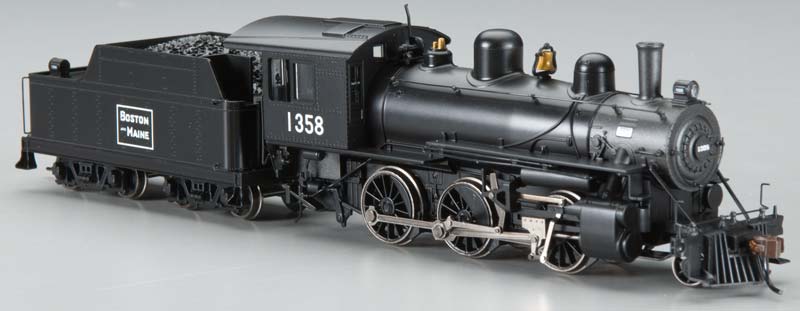 Bachmann 51806 HO Boston & Maine Alco 2-6-0 Steam Locomotive w/Sound & DCC #1358