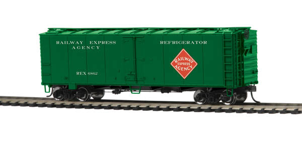 MTH 85-78014 HO Railway Express Agency 40'' Steel Reefer #6862