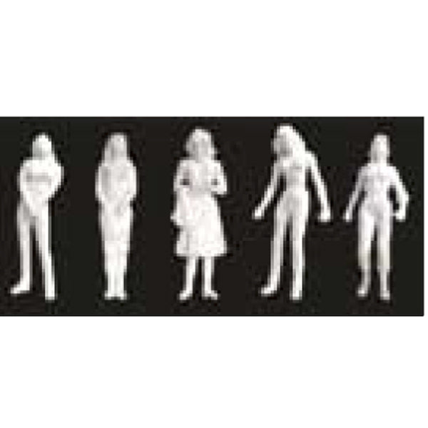 JTT Scenery Products 97107 1:48 Figures/Female 1/4''=1'-0'' White