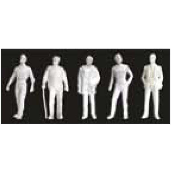 JTT Scenery Products 97116 1:48 Figures/Male 1/4''=1'-0'' White 5/pk