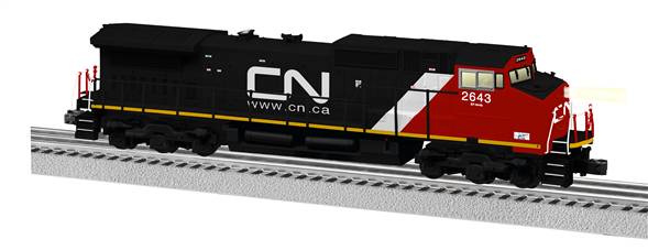Lionel 6-28366 Canadian National Dash-9 Powered Diesel Locomotive #2643