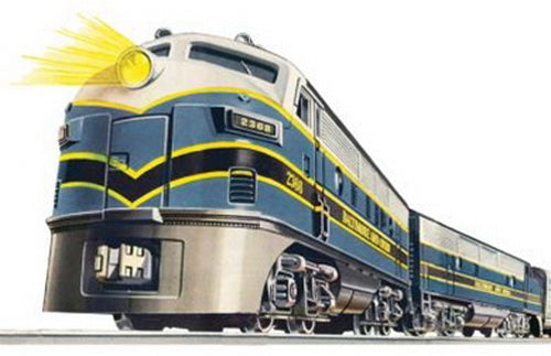 Williams 20190 O Gauge Baltimore & Ohio F-3 AA Diesel Locomotive Set