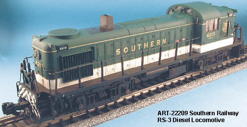 Aristo-Craft 22209C Southern RS-3 Diesel w/Caboose