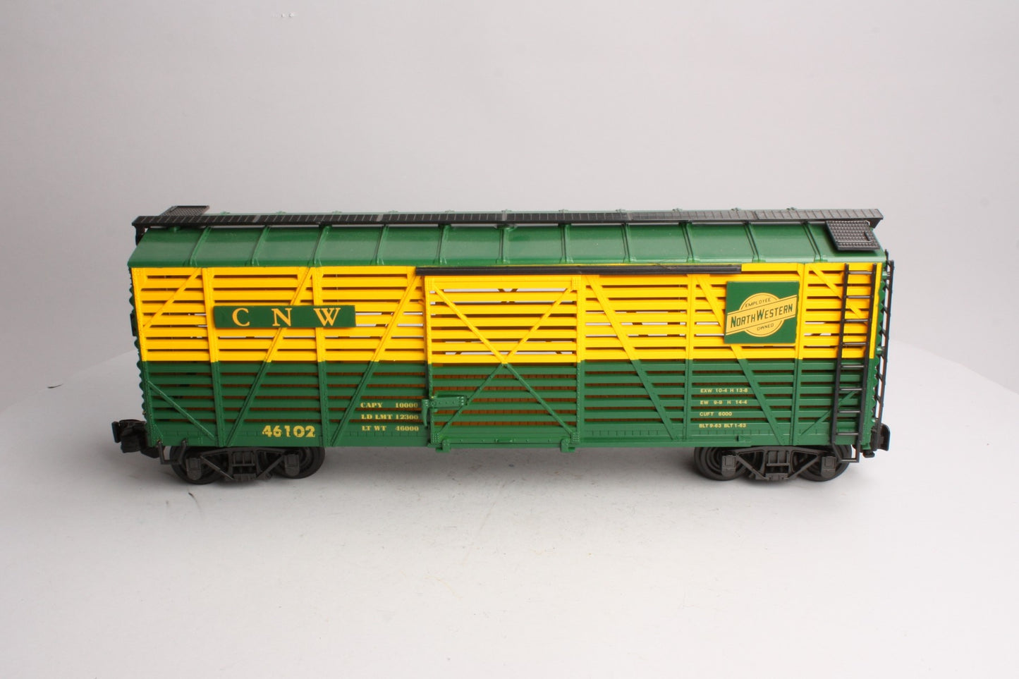 Aristo-Craft 46102 G Scale Chicago and Northwestern Cattle Car
