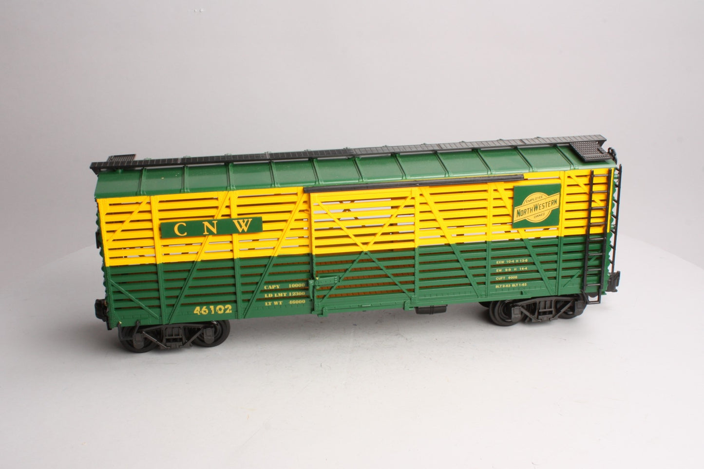 Aristo-Craft 46102 G Scale Chicago and Northwestern Cattle Car