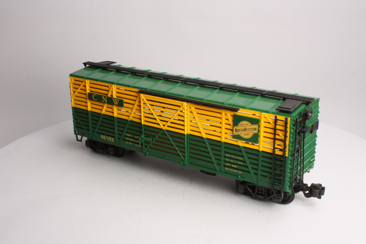 Aristo-Craft 46102 G Scale Chicago and Northwestern Cattle Car