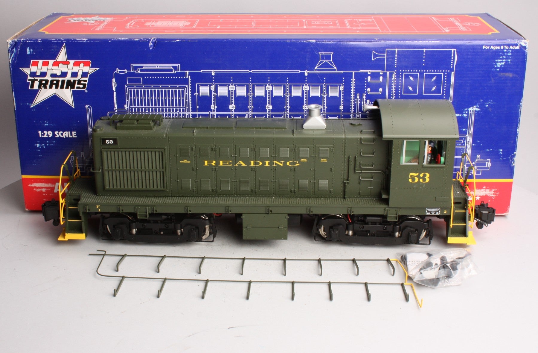 USA Trains 22558 G Reading ALCO S4 Powered Diesel Locomotive #54