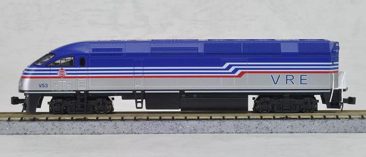 Kato 106-8705 Virginia Railway Express MP36PH N Gauge Diesel Passenger Train Set