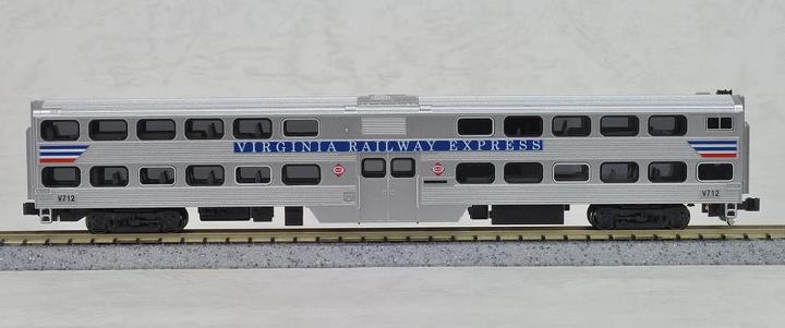 Kato 106-8705 Virginia Railway Express MP36PH N Gauge Diesel Passenger Train Set