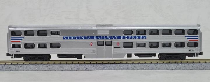 Kato 106-8705 Virginia Railway Express MP36PH N Gauge Diesel Passenger Train Set