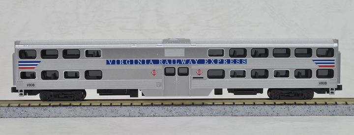 Kato 106-8705 Virginia Railway Express MP36PH N Gauge Diesel Passenger Train Set