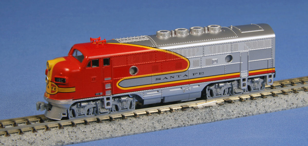 Kato 176-1110 N ATSF Warbonnet F3A Diesel Locomotive Standard DC #19C