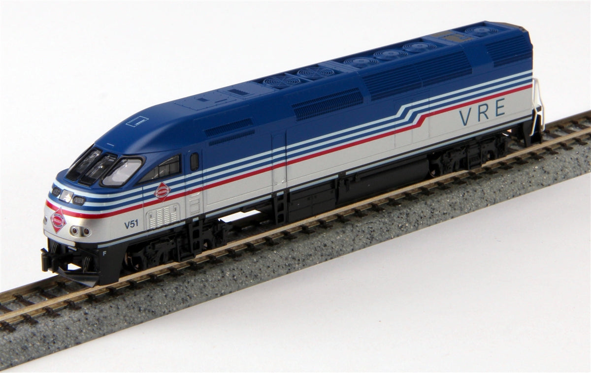 Kato 176-6125 N Scale Virginia Railway Express MP36PH Diesel Locomotive #V51