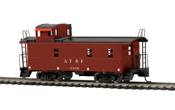 MTH 85-77008 Santa Fe HO Scale Steel Caboose #1764R