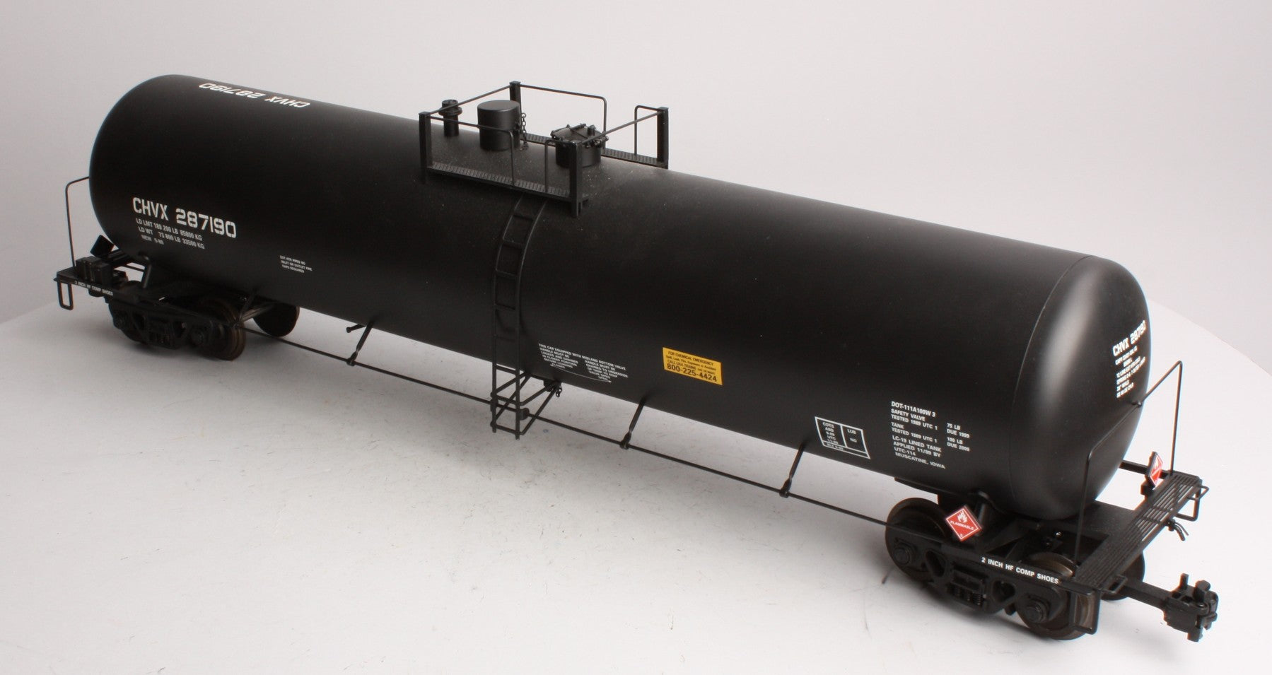 USA Trains R15162 G CHVX Modern Tank Car with Extruded Aluminum Body #287190