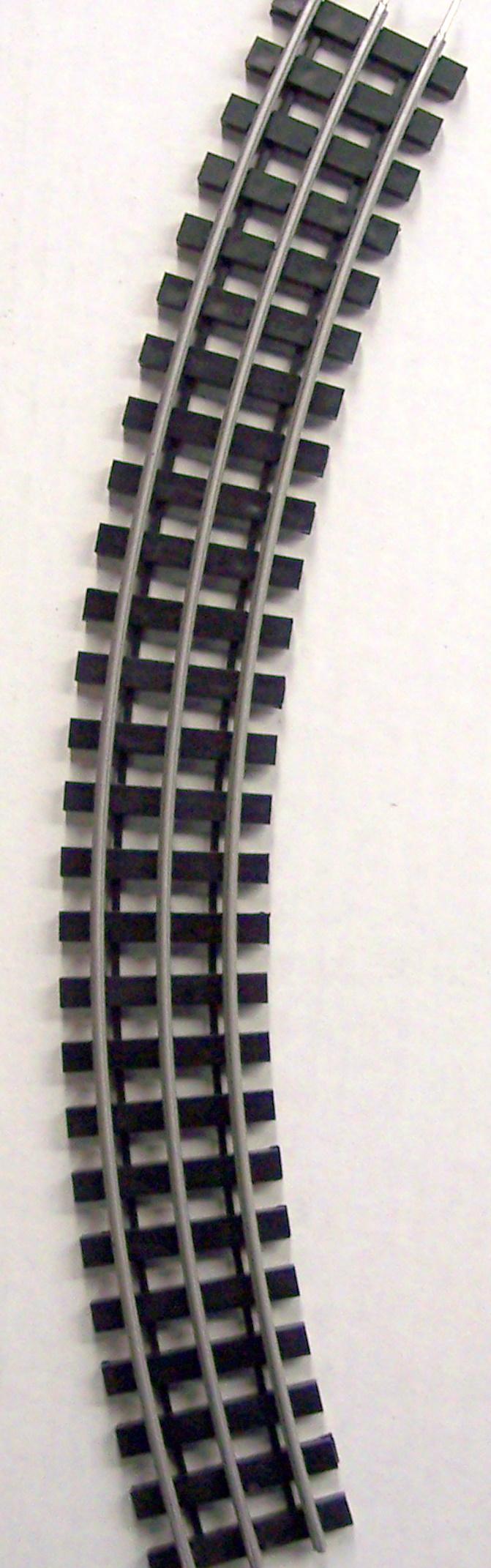 Gargraves MU-201-72 O Tinplate 54" Makeup Curve Plastic Tie Sectional Track