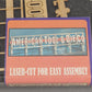 Bar Mills 90202 Laser-Cut Wood Billboards Large,For HO & O American Tool & Die