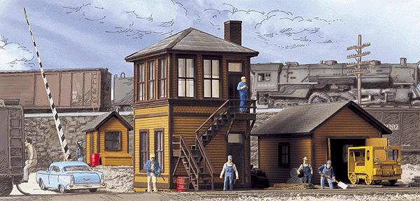 Walthers 933-2600 N Scale Trackside Structures Built-Ups