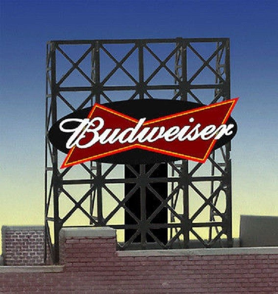Miller Engineering 338815 N/Z Budweiser Animated Rooftop Billboard Small