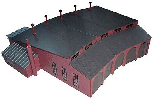 Scale University 1000 5 Stall wooden roundhouse Kit