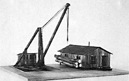 Suncoast Models 3050 HO Scale Logging Camp Building Wood Kit