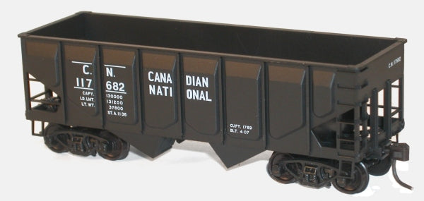 Accurail 28111 HO CN 55-Ton Panel Side Twin Hopper Car Kit