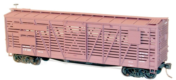 Accurail 4798 HO Data Only Mineral Red 40' Wood Stock Car