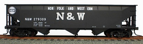 Accurail 75191 HO KIT Norfolk & Western 70-Ton Offset Triple Hopper