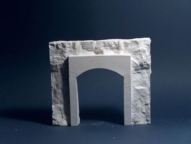 AIM 119 HO Tunnel Portal Concrete Lined Single Track