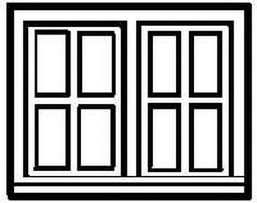 Alexander Scale 2599 N Double Window (Pack of 4)