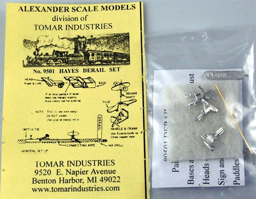 Alexander Scale 9501 HO Hayes Derail Set