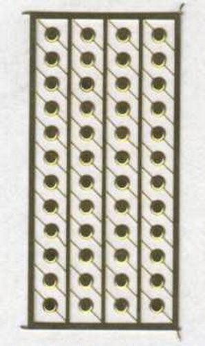 A-Line 50134 HO Trailer & Container Tie Down Button Covers (Pack of 48)