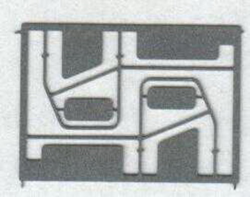 A-Line 50153 1:87 HO American Semi-Tractor Curved Mirrors (Pack of 4)