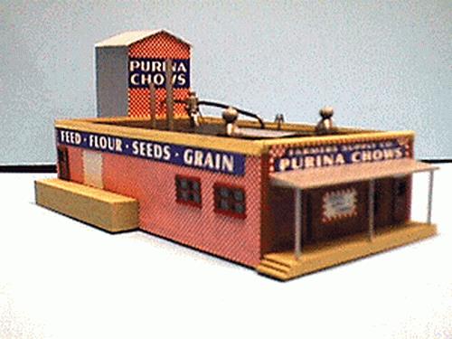 Alpine Division Scale Models 82 Purina Chows Feed Mill Kit