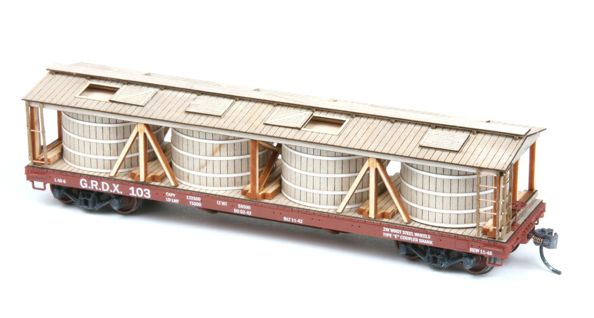 American Model Builders 391 Laser Art Pickle Car Athearn/Tichy FC HO Scale Kit