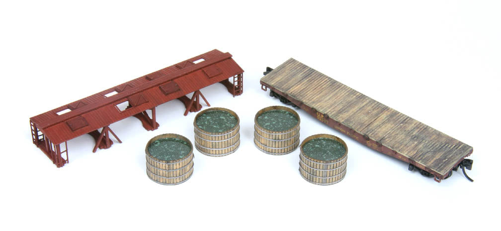 American Model Builders 526 Laser Art Pickle Car for Red Caboose N Scale Kit